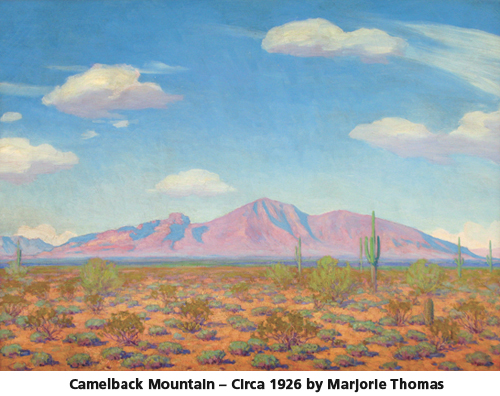 camelback mountain, circa 1926 by marjorie thomas
